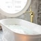 Kibi Cube Floor Mount Tub Filler With Hand Shower - Brushed Gold KTF302BG - alternate 5